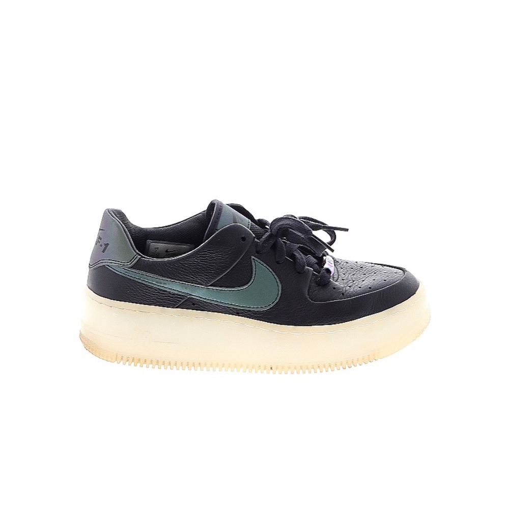 Nike Air Force 1 Sage Low LX Oil Gray Black Purple Iridescent Sz 7 Women’s